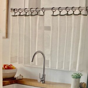 Threshold set of 2 Light Filtering Cafe Curtains 42x24